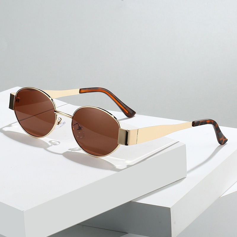 New Oval Sunglasses for Women  - огляд і ціна Metal Photo Panel