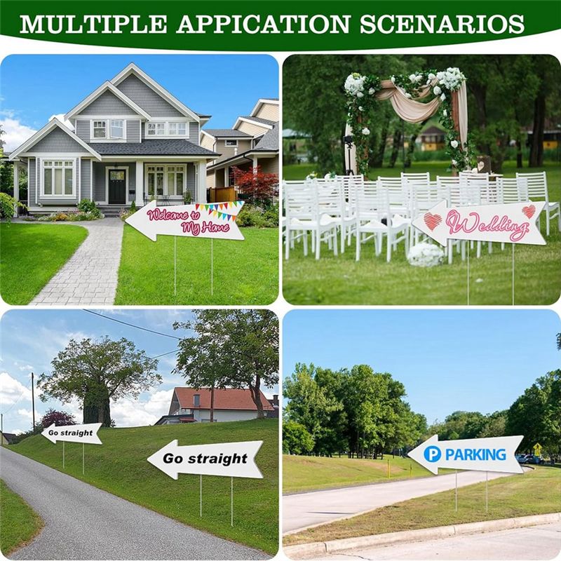 A68P-Directional Arrows Signs  - огляд і ціна Yard Sign Blank