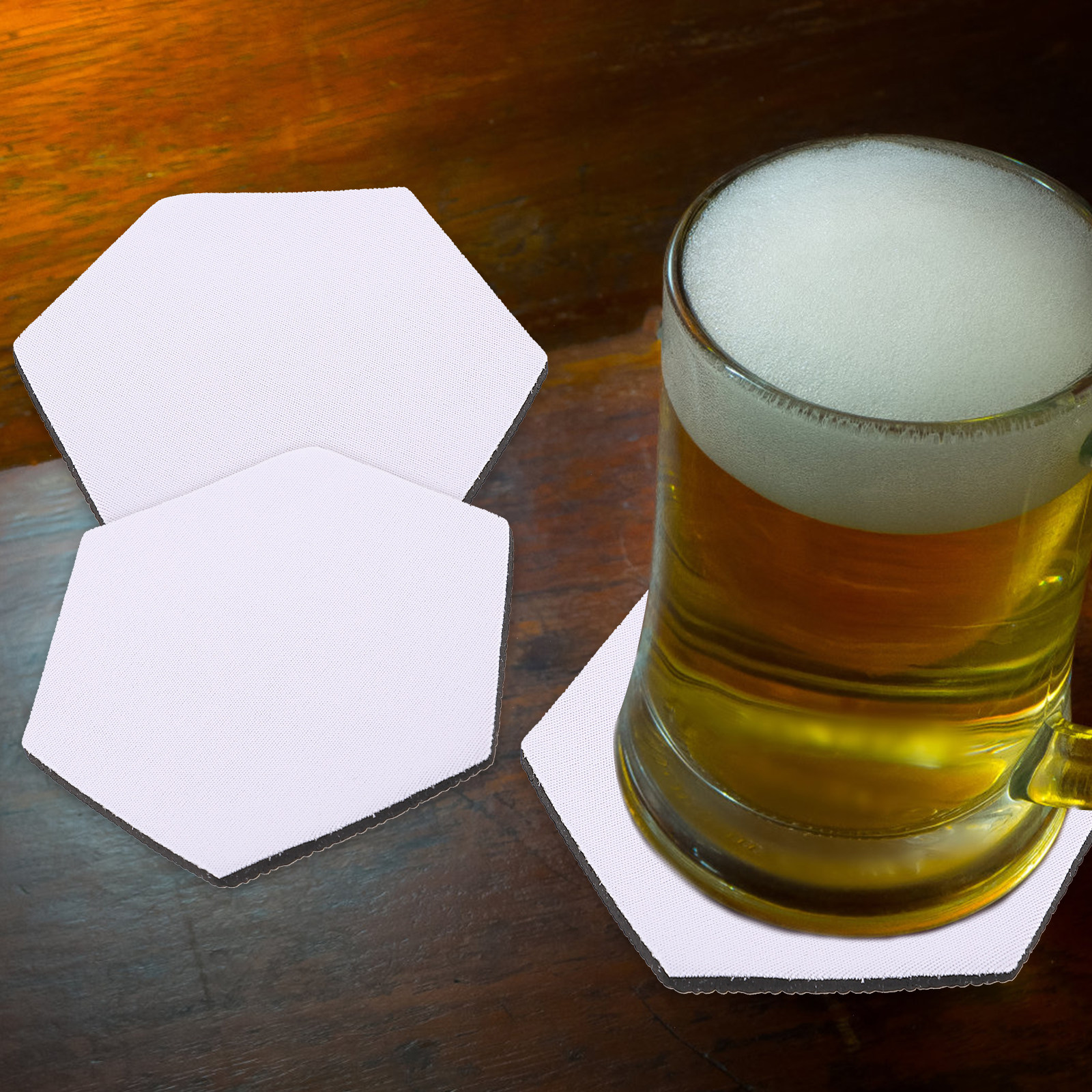 10Pcs Sublimation Heat Transfe - огляд і ціна Coaster Sublimation Blank
