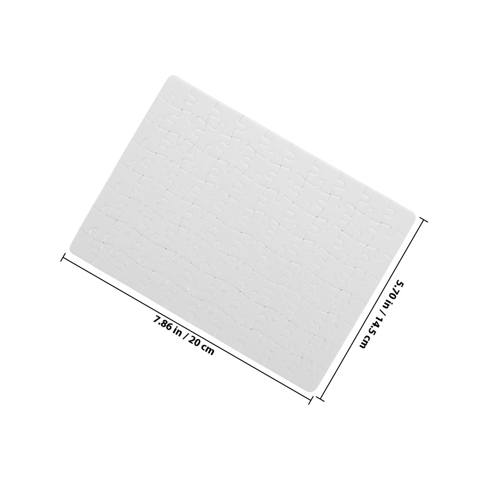 4 Sheets Blank Jigsaw Puzzle B - огляд і ціна Puzzle Blank White