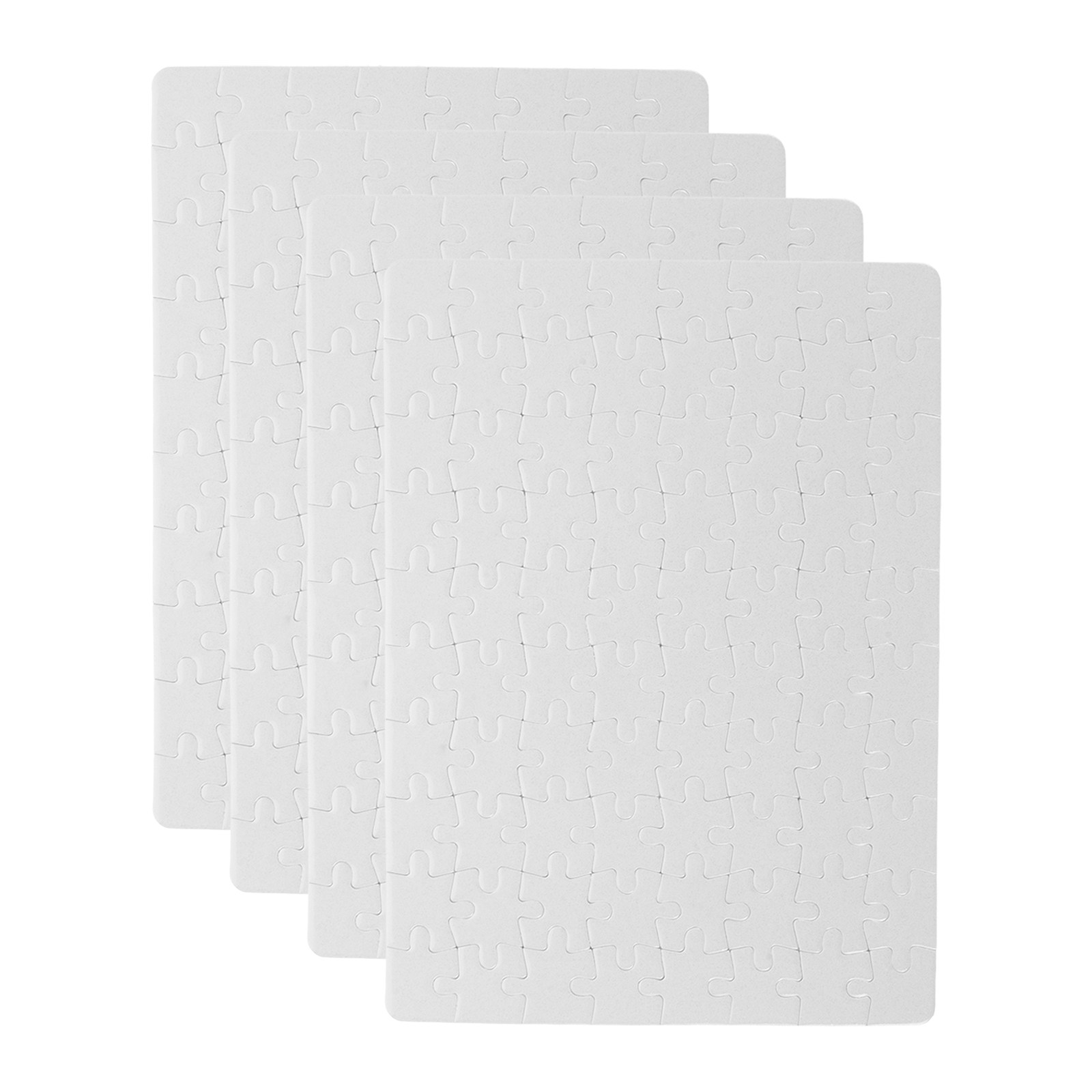 4 Sheets Blank Jigsaw Puzzle B - огляд і ціна Puzzle Blank White