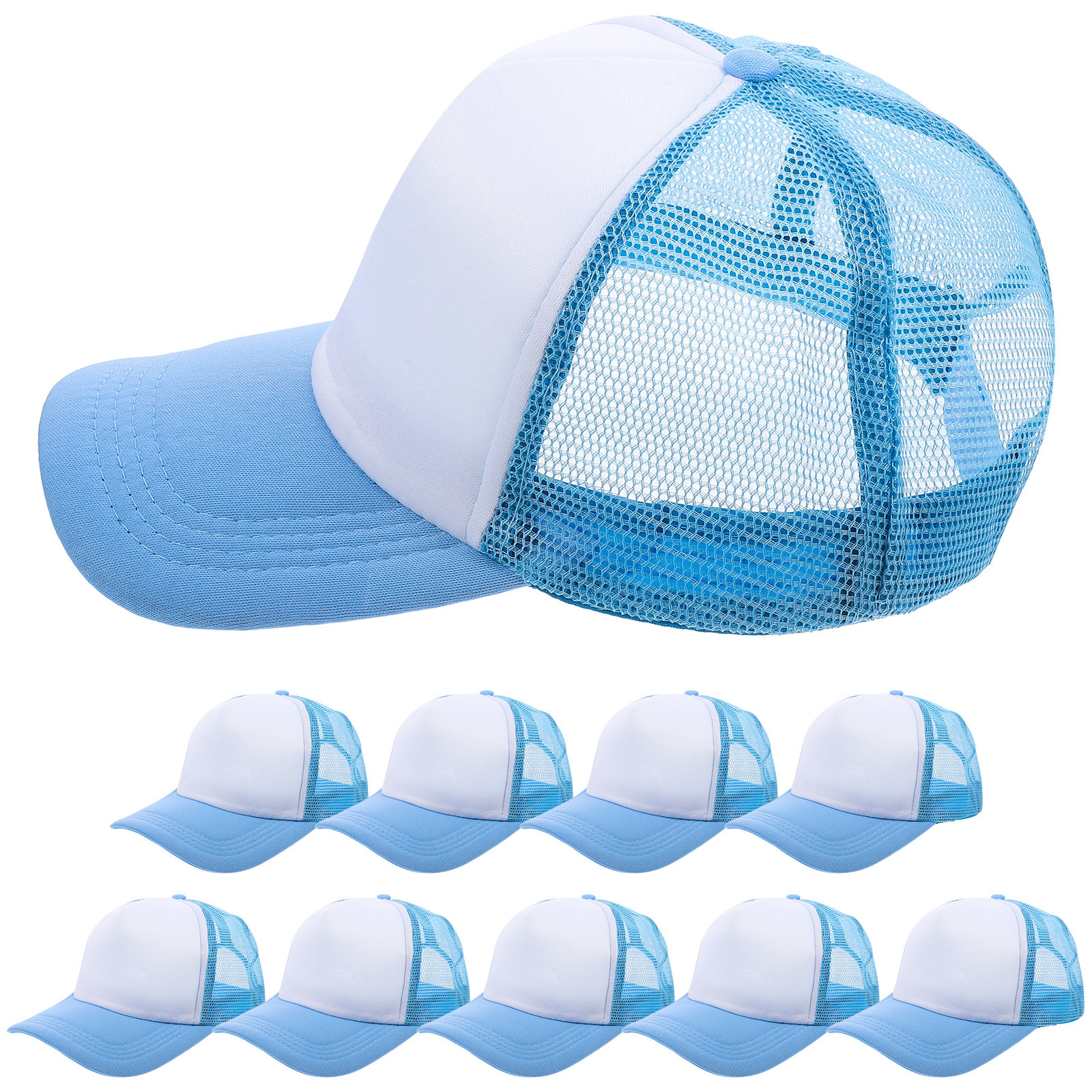 10Pcs Sublimation Blank Baseba - огляд і ціна Hat Sublimation Blank