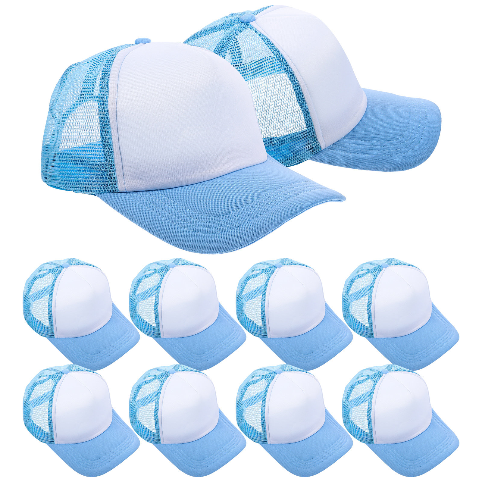10Pcs Sublimation Blank Baseba - огляд і ціна Hat Sublimation Blank