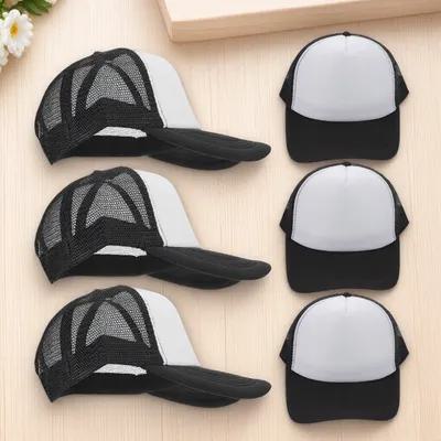 10Pcs Blank Baseball Caps Mesh - огляд і ціна Hat Sublimation Blank