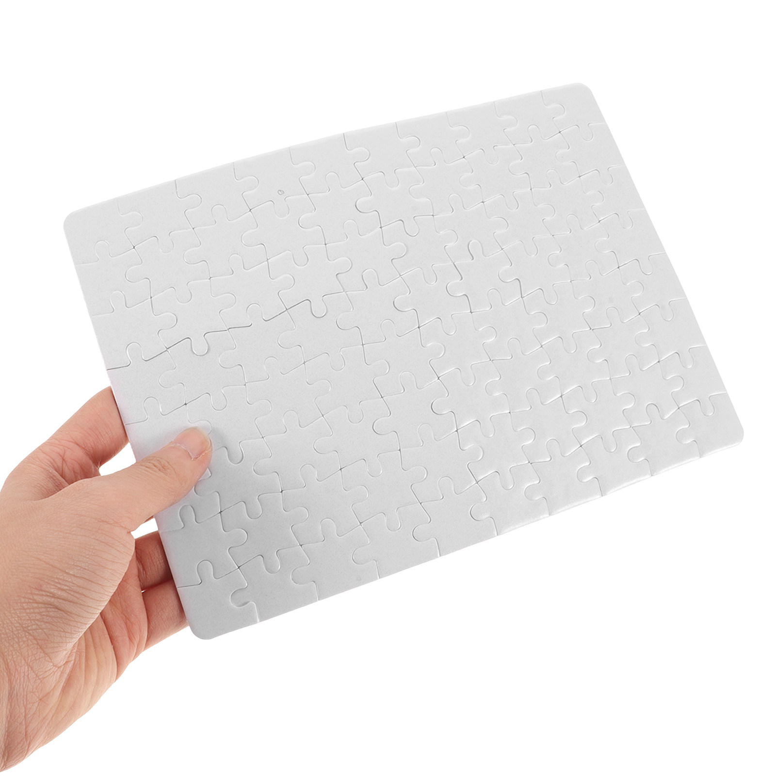 4 Sheets Blank Puzzle Pieces W - огляд і ціна Puzzle Blank White
