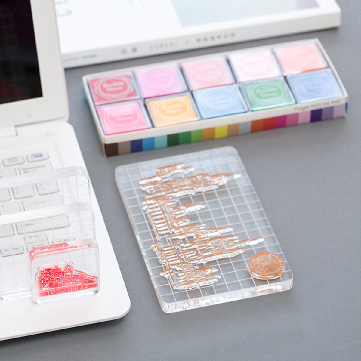 7Pcs Creative Acrylic Seal Blo - огляд і ціна Photo Acrylic Block