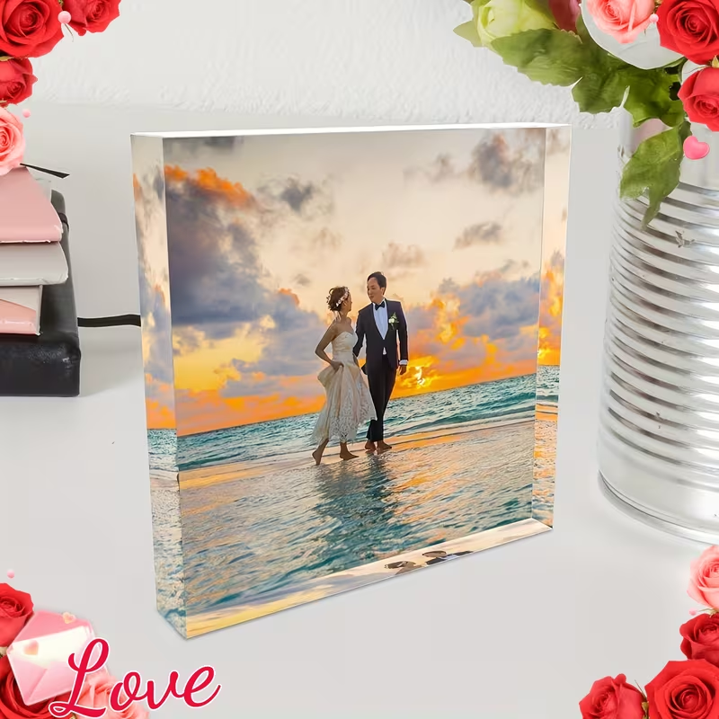 A custom acrylic desktop decor - огляд і ціна Photo Acrylic Block