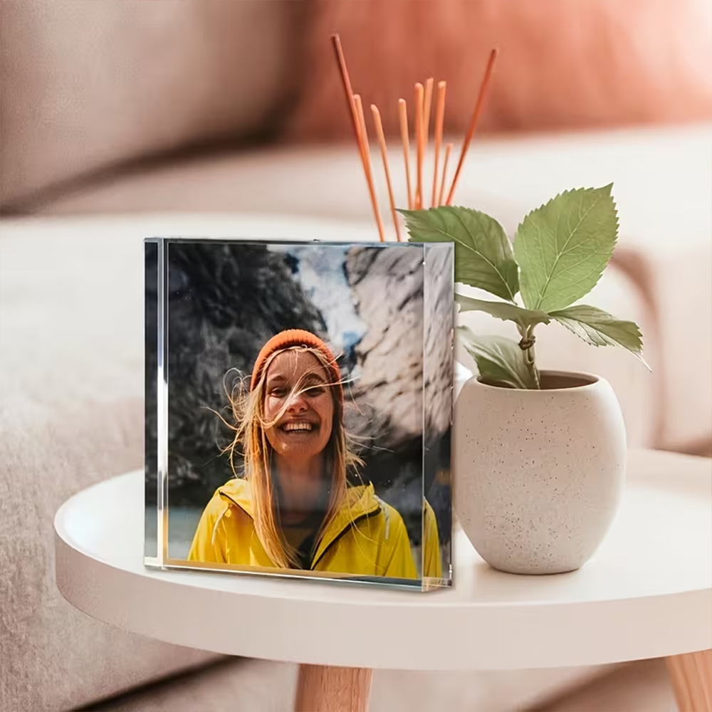 A custom acrylic desktop decor - огляд і ціна Photo Acrylic Block